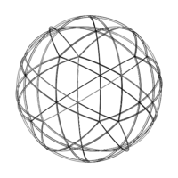Wireframe Shape Spherical Pentakis Dodecahedron - Thumbnail 11