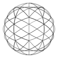Wireframe Shape Spherical Pentakis Dodecahedron - Thumbnail 12