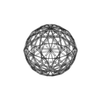 Wireframe Shape Geometric Sphere Cut Diamond - Thumbnail 4