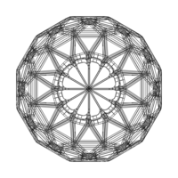 Wireframe Shape Geometric Sphere Cut Diamond - Thumbnail 6