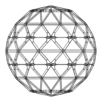 Wireframe Shape Geometric Sphere Cut Diamond - Thumbnail 12