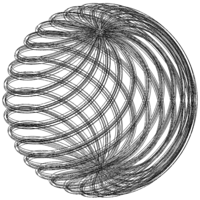 Wireframe Shape Geometric Twisted Sphere - Thumbnail 7