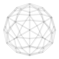 Wireframe Shape Deltoidal Hexecontahedron - Thumbnail 8