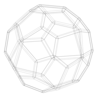 Wireframe Shape Pentagonal Icositetrahedron - Thumbnail 4