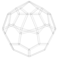 Wireframe Shape Pentagonal Icositetrahedron - Thumbnail 6