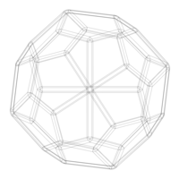 Wireframe Shape Pentagonal Icositetrahedron - Thumbnail 8