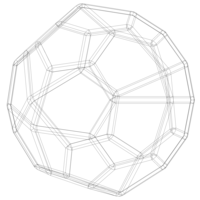 Wireframe Shape Pentagonal Icositetrahedron - Thumbnail 9