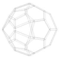 Wireframe Shape Pentagonal Icositetrahedron - Thumbnail 11