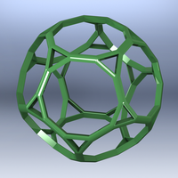 Wireframe Shape Truncated Dodecahedron - Thumbnail 1