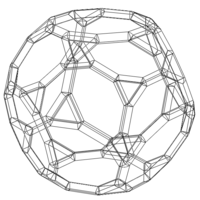Wireframe Shape Truncated Dodecahedron - Thumbnail 3