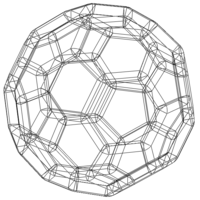 Wireframe Shape Truncated Icosahedron - Thumbnail 3