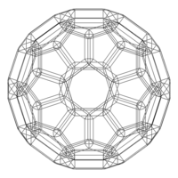 Wireframe Shape Truncated Icosahedron - Thumbnail 6
