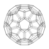Wireframe Shape Truncated Icosahedron - Thumbnail 10