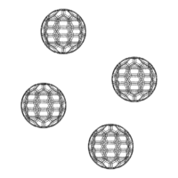 Coloured Plastic Football Ball 20 cm - Thumbnail 6