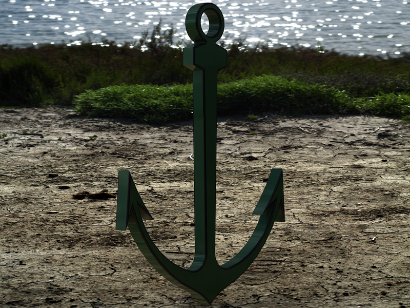 Anchor Green Ship