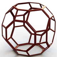 Small Wireframe Great Rhombicuboctahedron 3D Printing 544911