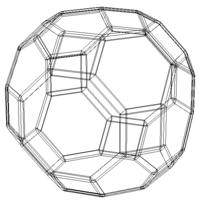 Wireframe Great Rhombicuboctahedron - Thumbnail 3