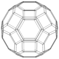 Wireframe Great Rhombicuboctahedron - Thumbnail 4