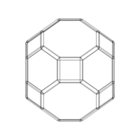 Wireframe Great Rhombicuboctahedron - Thumbnail 7