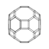 Wireframe Great Rhombicuboctahedron - Thumbnail 9
