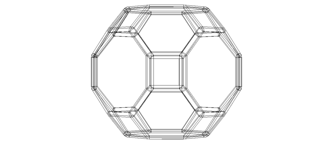 Wireframe Great Rhombicuboctahedron 3D Print 544921