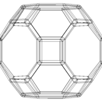 Wireframe Great Rhombicuboctahedron - Thumbnail 11