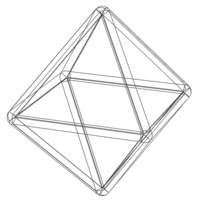 Wireframe Shape Octahedron - Thumbnail 3