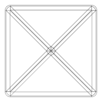 Wireframe Shape Octahedron - Thumbnail 10