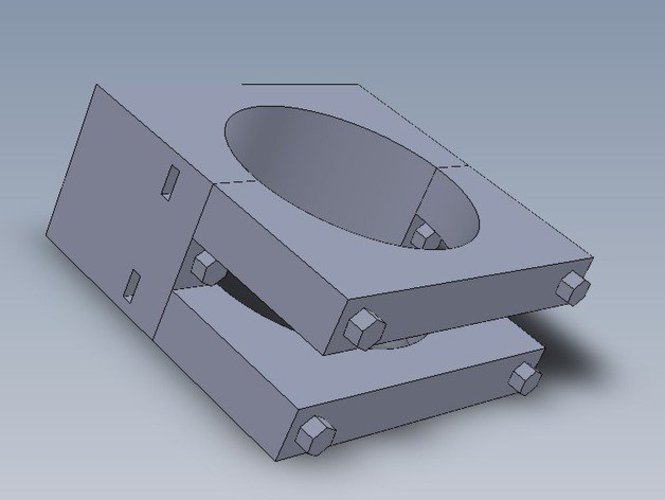 Dremel 200 Mount for CNC Z Axis