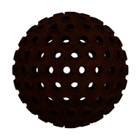 Wireframe Shape Geometric Spikes Ball - Thumbnail 2