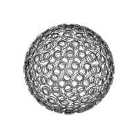 Wireframe Shape Geometric Spikes Ball - Thumbnail 4