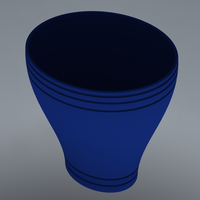 Office Waste Bin Plastic - Thumbnail 1