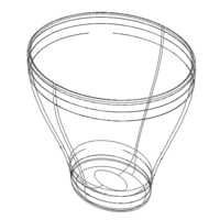 Office Waste Bin Plastic - Thumbnail 4