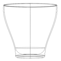 Office Waste Bin Plastic - Thumbnail 8
