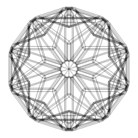 Wireframe Shape Great Dodecahedron - Thumbnail 6