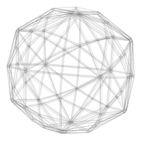 Wireframe Shape Disdyakis Triacontahedron - Thumbnail 4