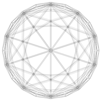 Wireframe Shape Disdyakis Triacontahedron - Thumbnail 6