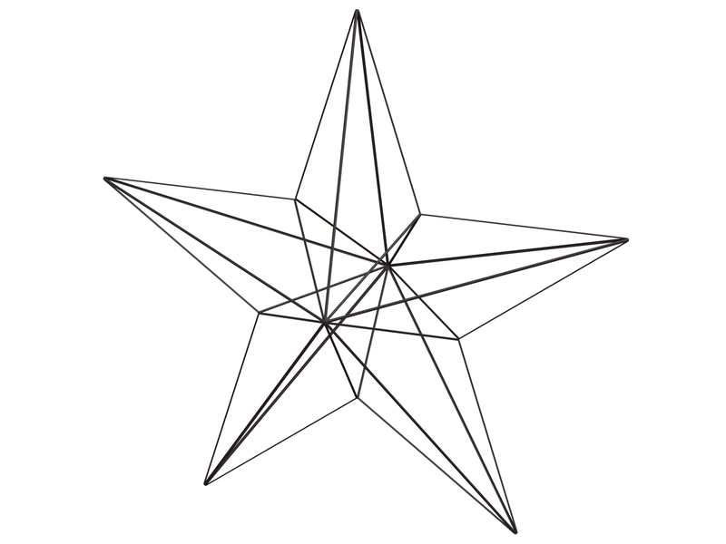 Wireframe Shape Geometric Star