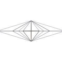 Wireframe Shape Geometric Star - Thumbnail 2