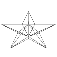 Wireframe Shape Geometric Star - Thumbnail 8