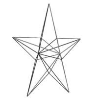 Wireframe Shape Geometric Star - Thumbnail 10
