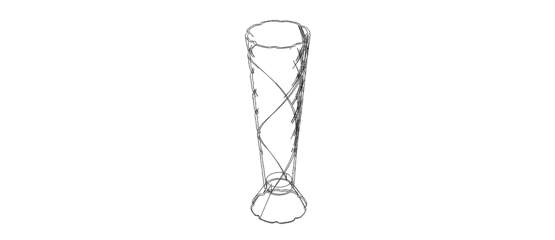 Spiral Complex Vase 3D Print 545071