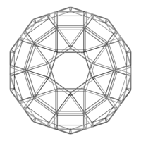 Wireframe Shape Rhombicosidodecahedron - Thumbnail 6