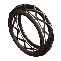 Wireframe Shape Geometric Ring - Thumbnail 1