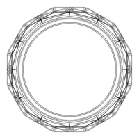 Wireframe Shape Geometric Ring - Thumbnail 8