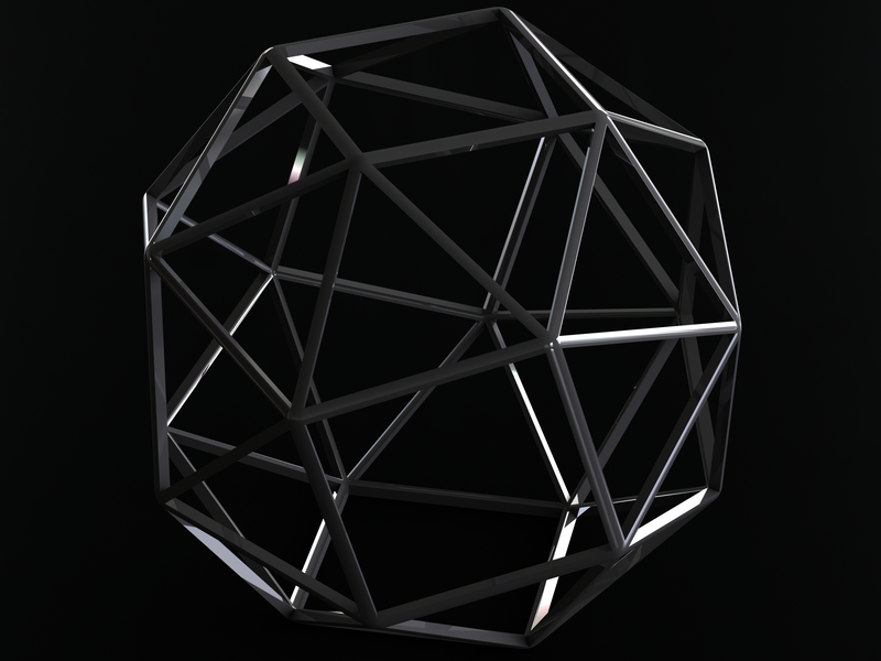 Wireframe Snub Cube