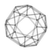 Wireframe Snub Cube - Thumbnail 10