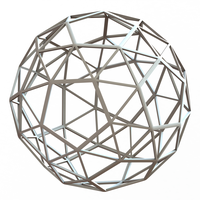 Wireframe Shape Snub Dodecahedron - Thumbnail 1