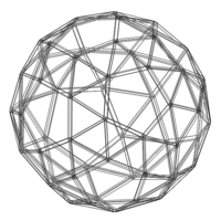 Wireframe Shape Snub Dodecahedron - Thumbnail 4
