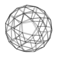 Wireframe Shape Snub Dodecahedron - Thumbnail 5